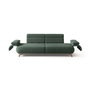 Atelier Del Sofa Bonjo Silver - Green Sofá de 3 plazas